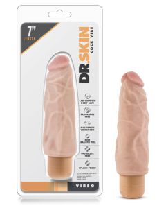 Blush Dr. Skin Vibe 7" Dong #9 - Beige